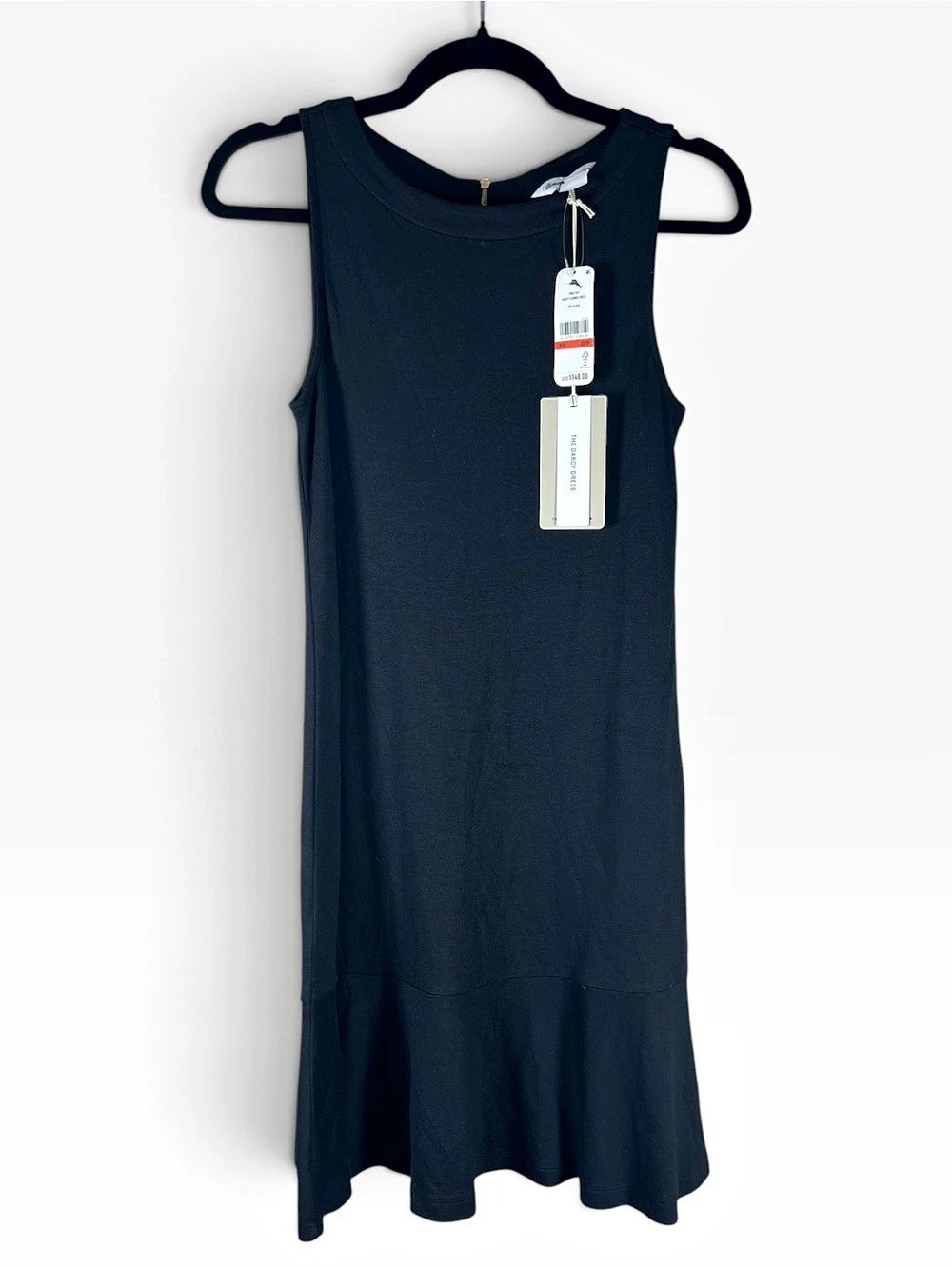 Tommy Bahama Womens Darcy Dress Black Size XS Tencel NWT Travel Minimalist